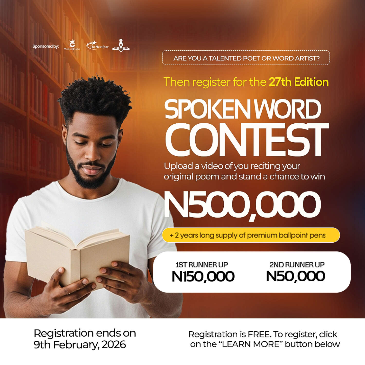 27th Edition - Spoken Word Contest [Completed]